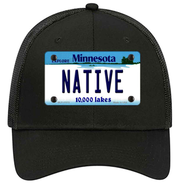 Native Minnesota State Novelty License Plate Hat