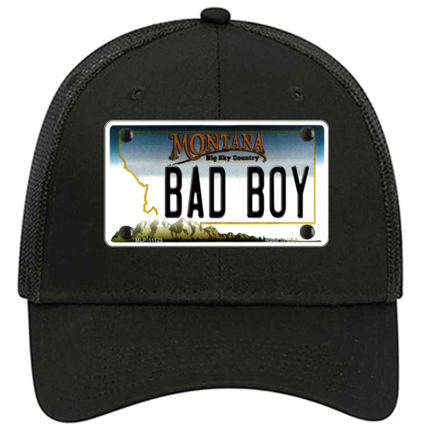 Bad Boy Montana State Novelty License Plate Hat