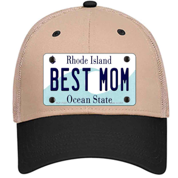 Best Mom Rhode Island State Novelty License Plate Hat