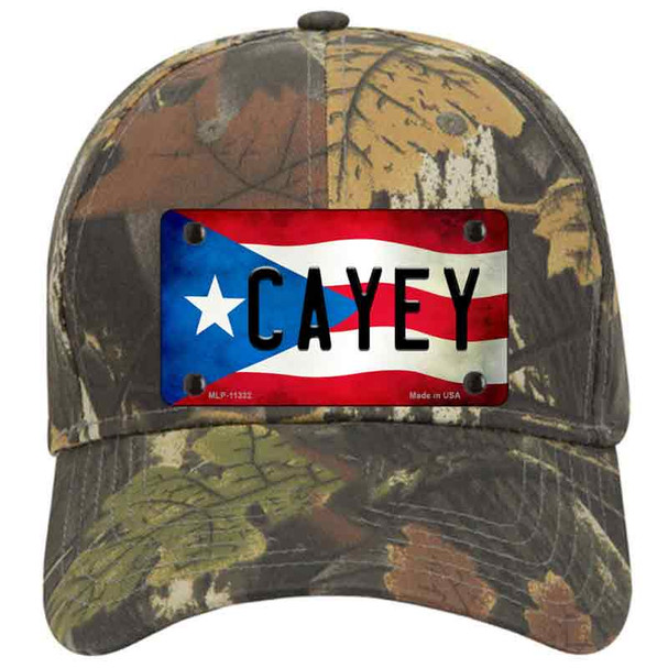 Cayey Puerto Rico Flag Novelty License Plate Hat