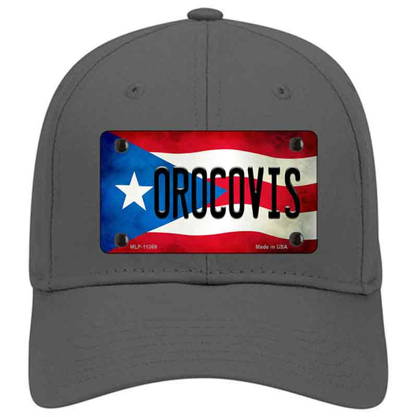 Orocovis Puerto Rico Flag Novelty License Plate Hat