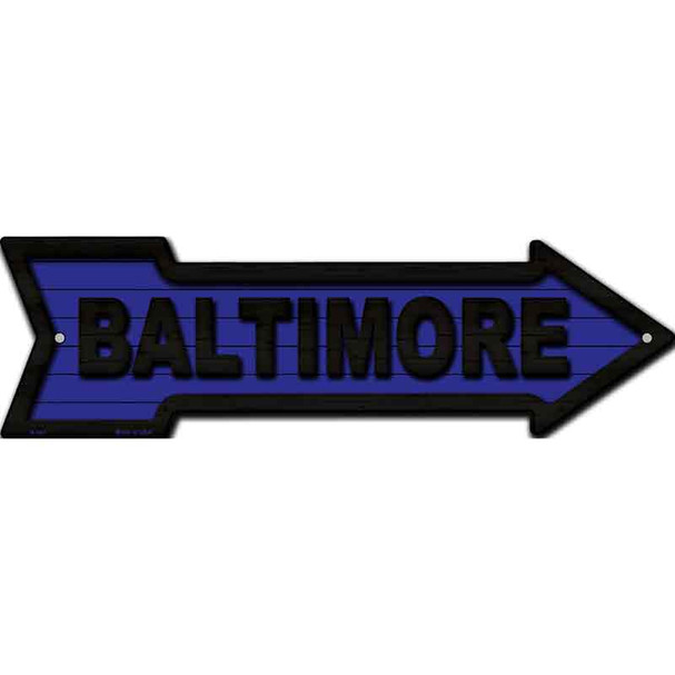 Baltimore Novelty Metal Arrow Sign