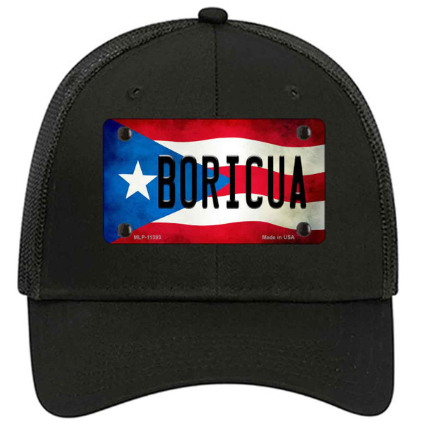 Boricua Puerto Rico Flag Novelty License Plate Hat