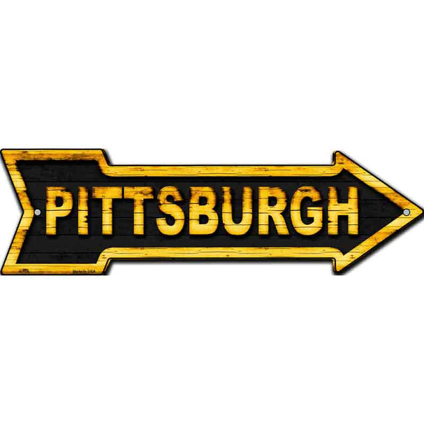 Pittsburgh Novelty Metal Arrow Sign