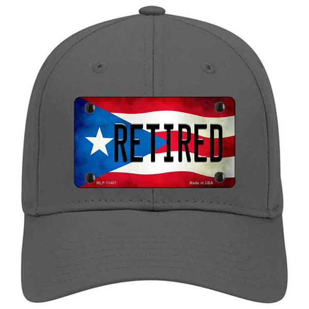 Retired Puerto Rico Flag Novelty License Plate Hat