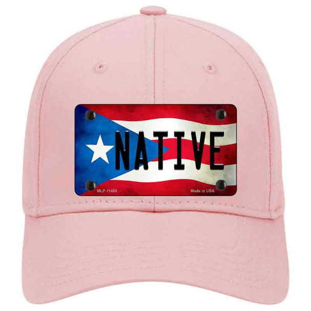 Native Puerto Rico Flag Novelty License Plate Hat