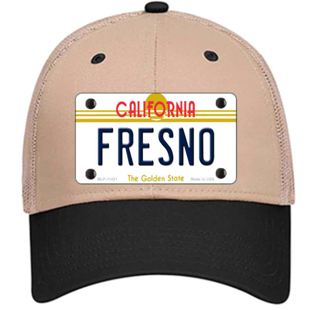 Fresno California Novelty License Plate Hat