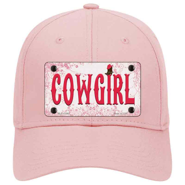 Cowgirl Pink Novelty License Plate Hat