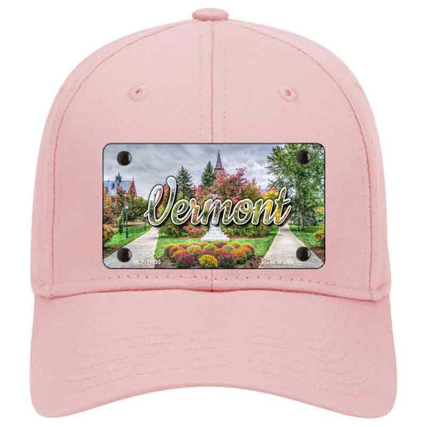 Vermont State Building State Novelty License Plate Hat