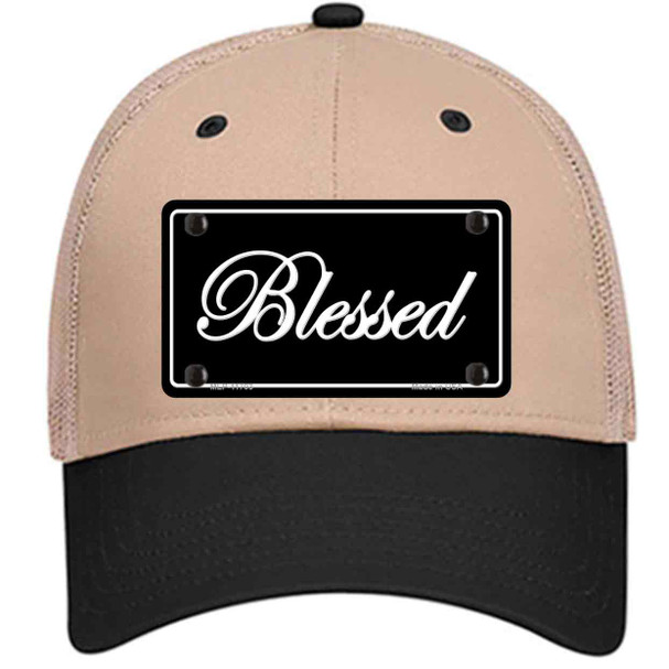 Blessed Black Novelty License Plate Hat