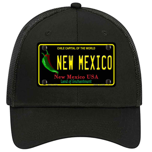 New Mexico Black State Novelty License Plate Hat