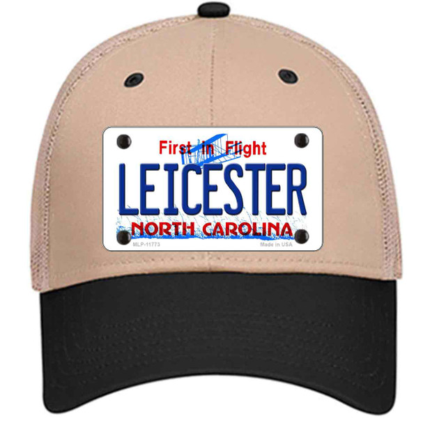 Leicester North Carolina State Novelty License Plate Hat