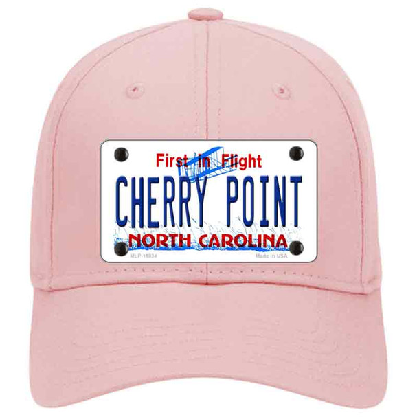 Cherry Point North Carolina Novelty License Plate Hat