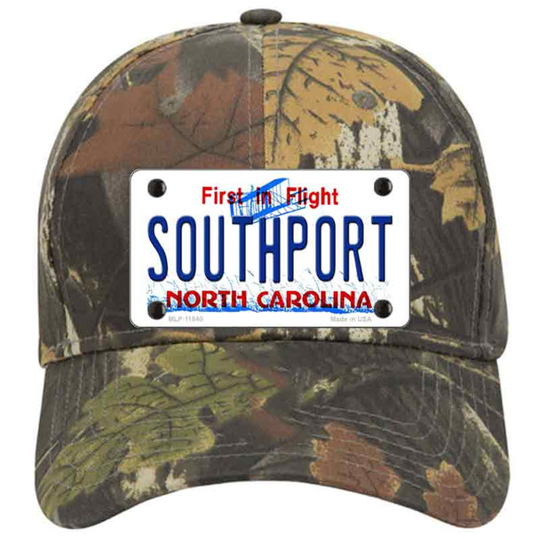 Southport North Carolina Novelty License Plate Hat