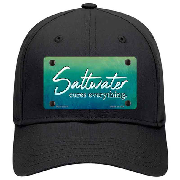 Saltwater Cures Everything Novelty License Plate Hat