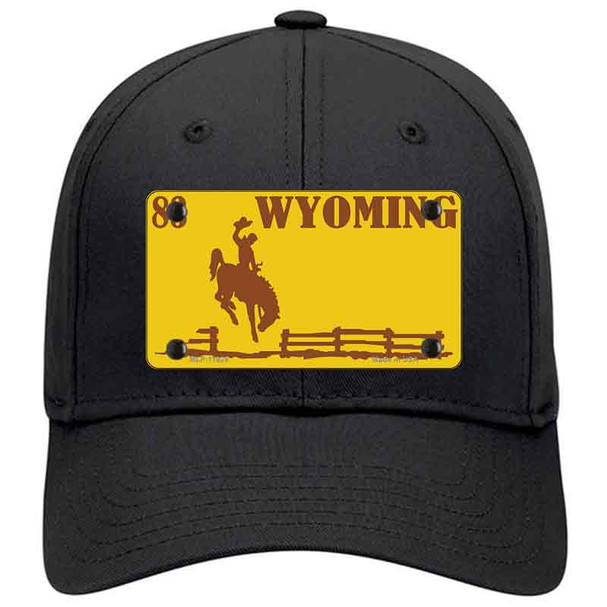 Wyoming Yellow Novelty License Plate Hat