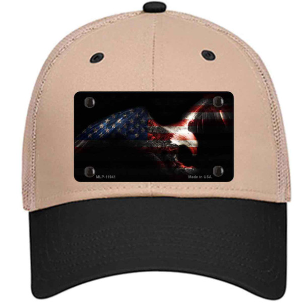 Eagle American Flag Novelty License Plate Hat
