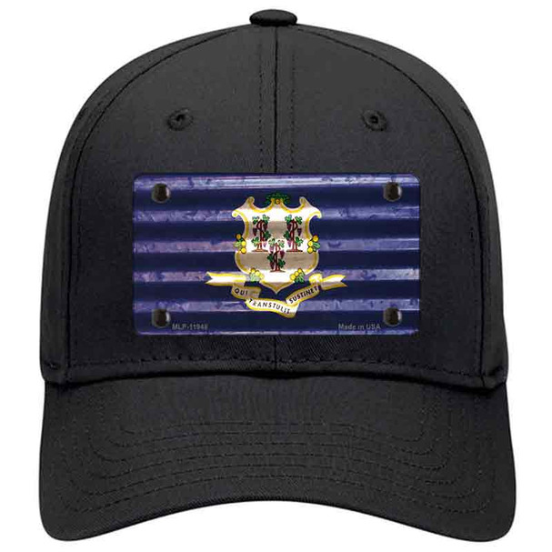 Connecticut Corrugated Flag Novelty License Plate Hat