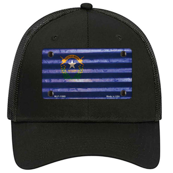 Nevada Corrugated Flag Novelty License Plate Hat