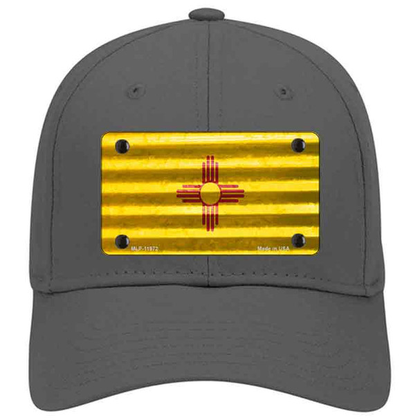 New Mexico Corrugated Flag Novelty License Plate Hat