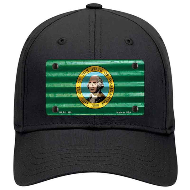 Washington Corrugated Flag Novelty License Plate Hat