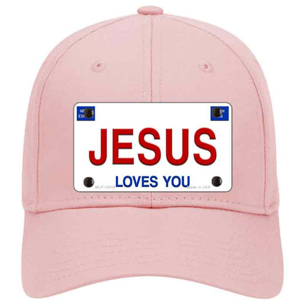 Jesus Loves You Novelty License Plate Hat