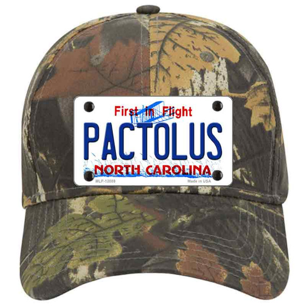Pactolus North Carolina State Novelty License Plate Hat