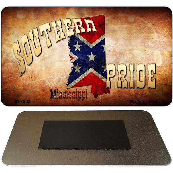 Southern Pride Mississippi Novelty Metal Magnet M-7932