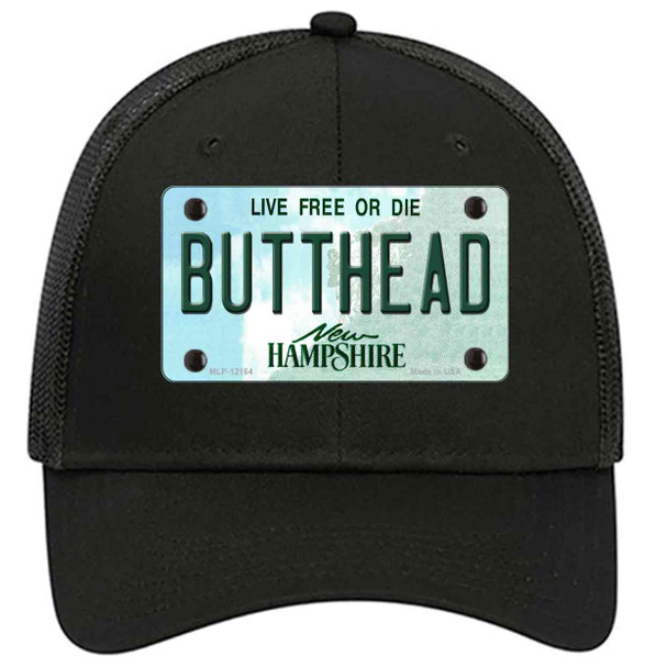 Butthead New Hampshire Novelty License Plate Hat