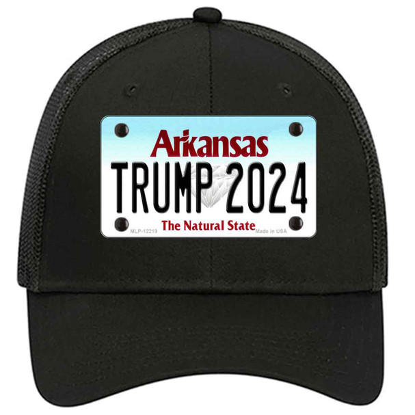 Trump 2024 Arkansas Novelty License Plate Hat