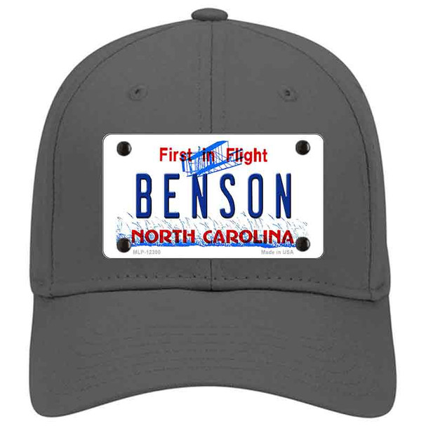 North Carolina Benson Novelty License Plate Hat