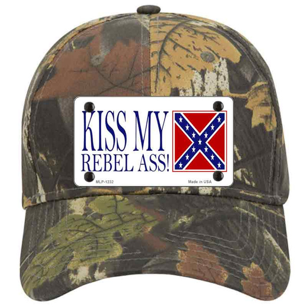 Kiss My Rebel Ass Novelty License Plate Hat