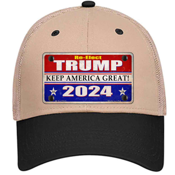 Re-Elect Trump 2024 Novelty License Plate Hat