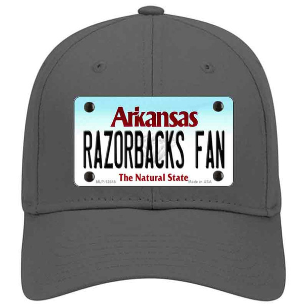 Razorbacks Fan Novelty License Plate Hat