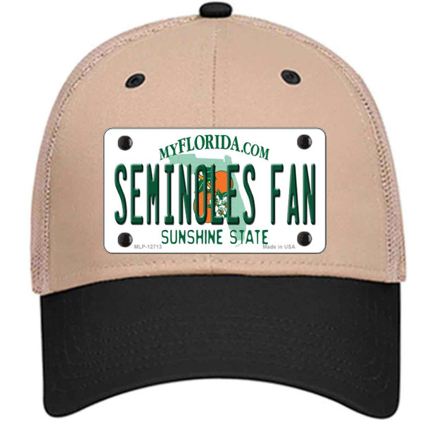 Seminoles Fan Novelty License Plate Hat