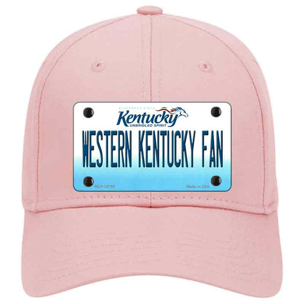 Western Kentucky Fan Novelty License Plate Hat Tag