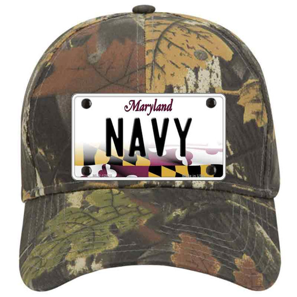 Navy Novelty License Plate Hat