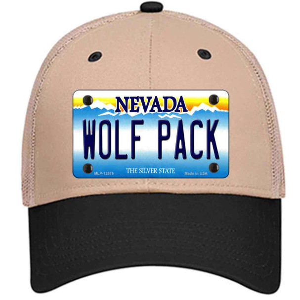 Wolf Pack Novelty License Plate Hat