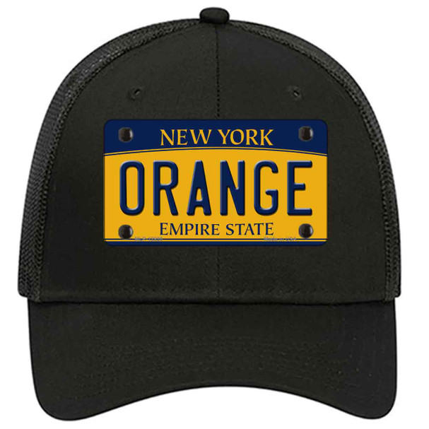 Orange Novelty License Plate Hat