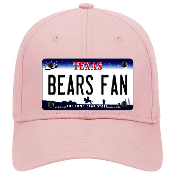 Bears Fan Novelty License Plate Hat