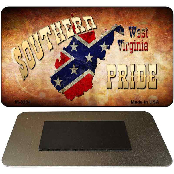 Southern Pride West Virginia Novelty Metal Magnet M-8234