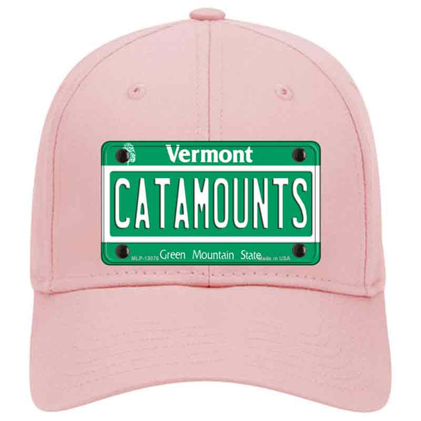 Catamounts Novelty License Plate Hat