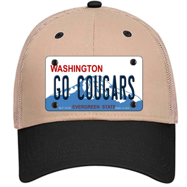 Go Cougars Washington Novelty License Plate Hat