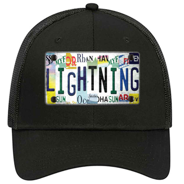 Lightning Strip Art Novelty License Plate Hat Tag