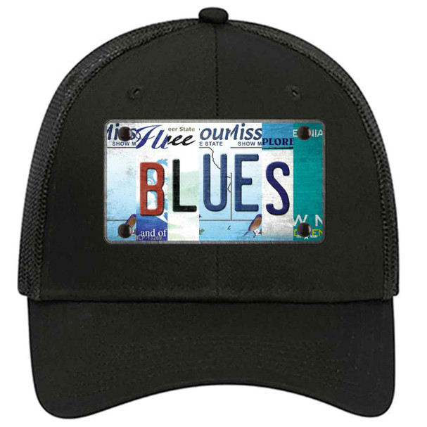 Blues Strip Art Novelty License Plate Hat Tag