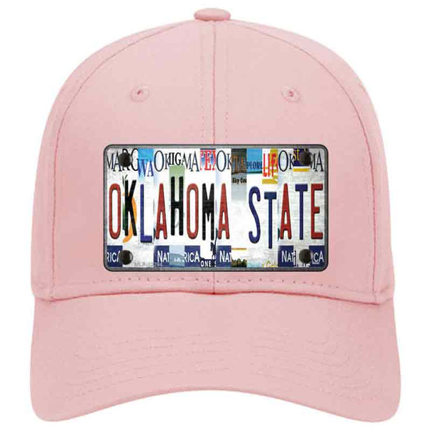 Oklahoma State Strip Art Novelty License Plate Hat Tag