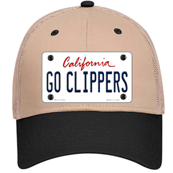 Go Clippers Novelty License Plate Hat Tag