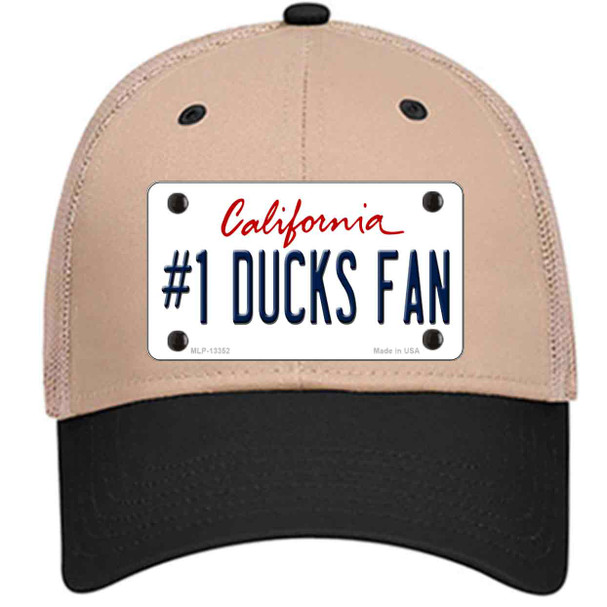 Number 1 Ducks Fan Novelty License Plate Hat Tag