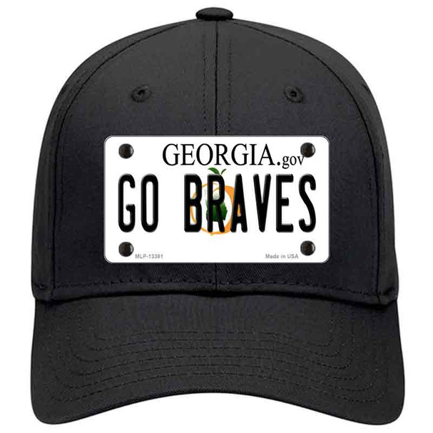 Go Braves Novelty Metal License Plate Tag