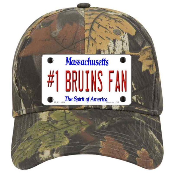 Number 1 Bruins Fan Novelty License Plate Hat Tag